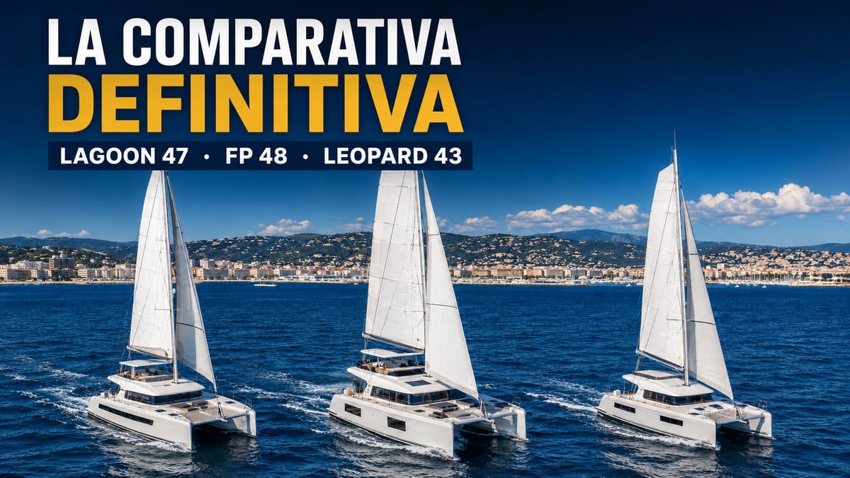 Lagoon 47 vs Fountaine Pajot FP 48 vs Leopard 43: comparativa y precios reales (2026)
